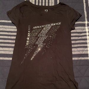 Armani Exchange Never Worn Black Tee (Large)